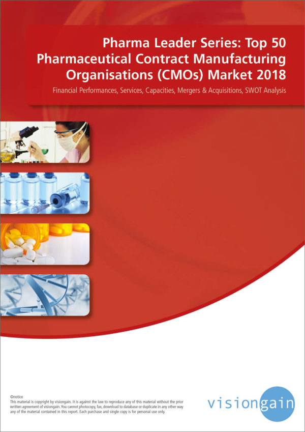Top 50 Pharmaceutical Contract Manufacturing Organisations (CMOs) Market 2018