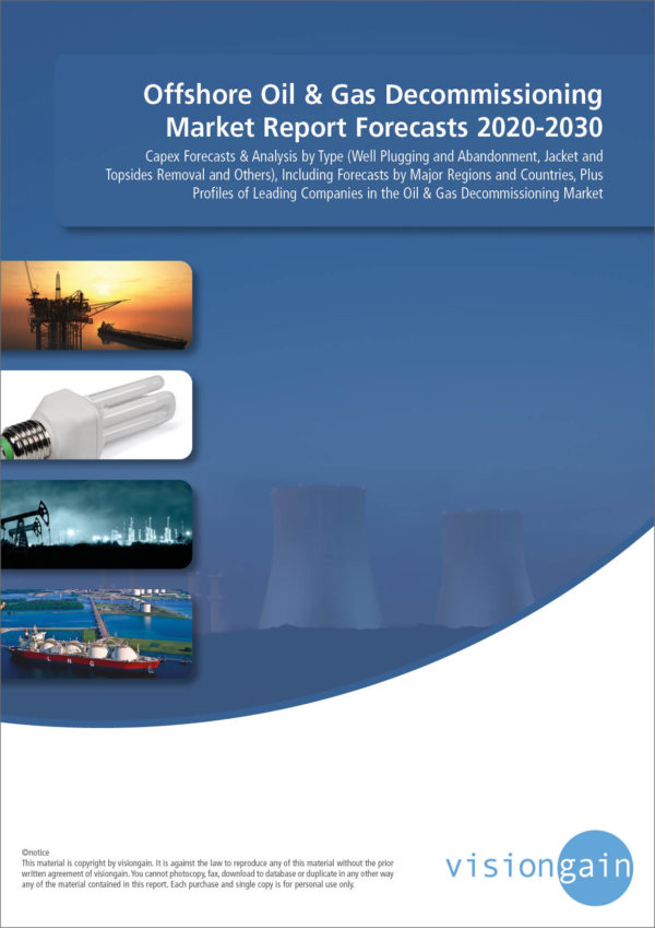 Offshore Oil & Gas Decommissioning Market Report Forecasts 2020-2030