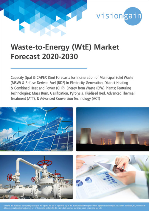 Cover Waste to Energy WtE Market Forecast 2020 2030