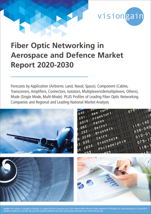 Fiber Optic Networking in Aerospace and Defence Market Report 2020-2030