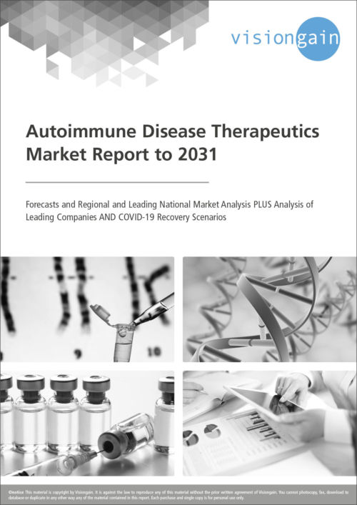 Cover Autoimmune Disease Therapeutics Market Report to 2031