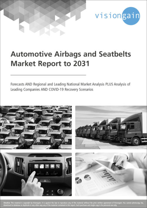 Cover Automotive Airbags and Seatbelts Market Report to 20311