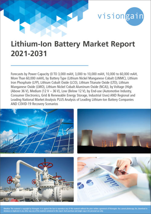 Lithium-Ion Battery Market Report 2021-2031