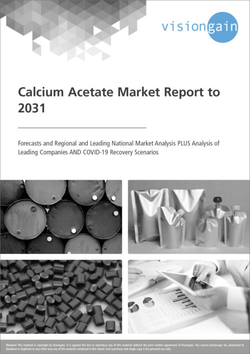 Cover Calcium Acetate Market Report to 2031