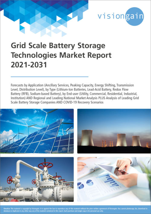 Grid Scale Battery Storage Technologies Market Report 2021-2031