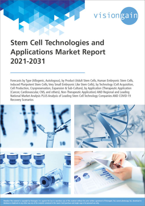Stem Cell Technologies and Applications Market Report 2021-2031
