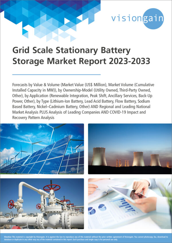 Grid Scale Stationary Battery Storage Market Report 2023-2033