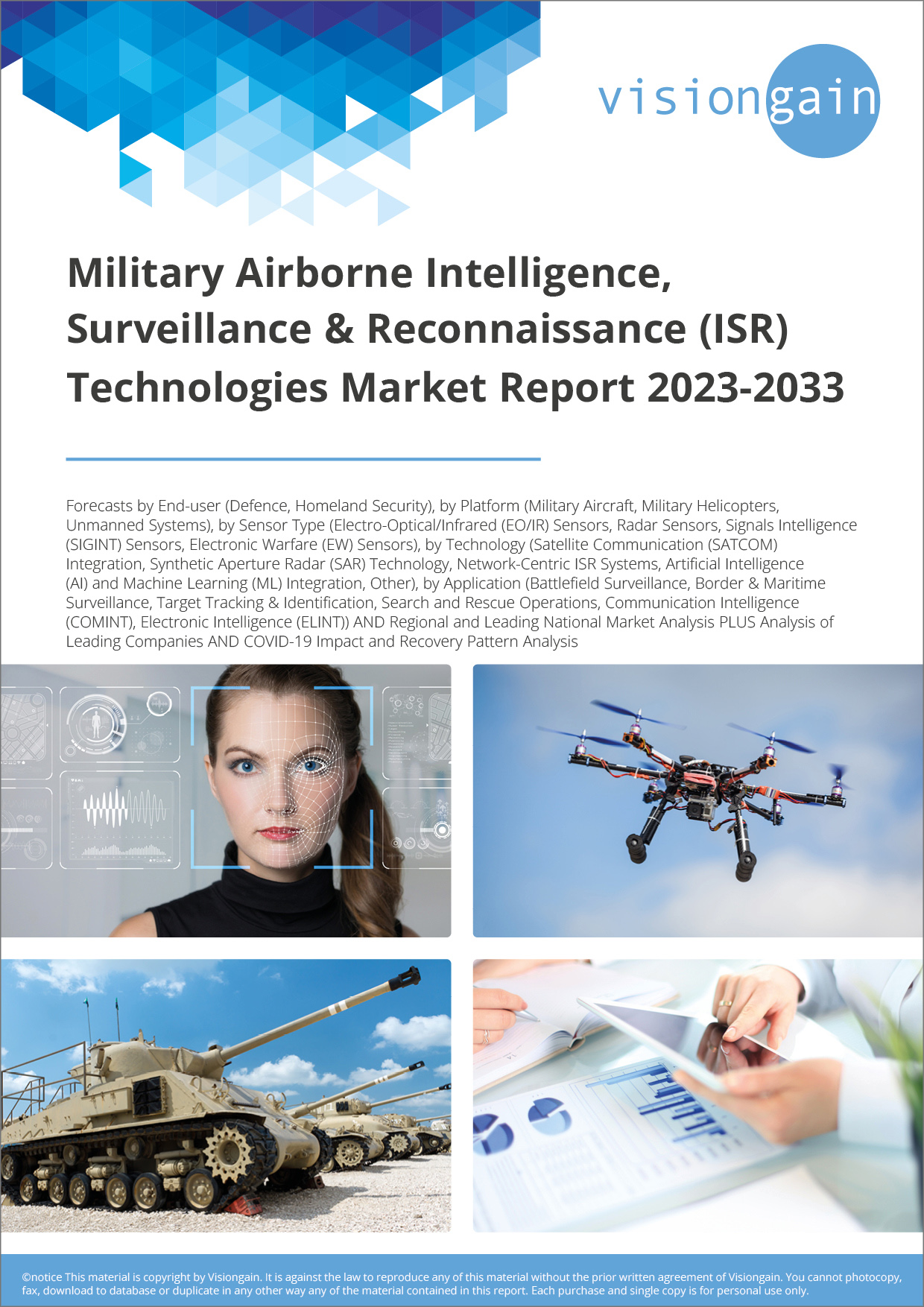 Military Airborne Intelligence, Surveillance & Reconnaissance (ISR) Technologies Market Report 2023-2033